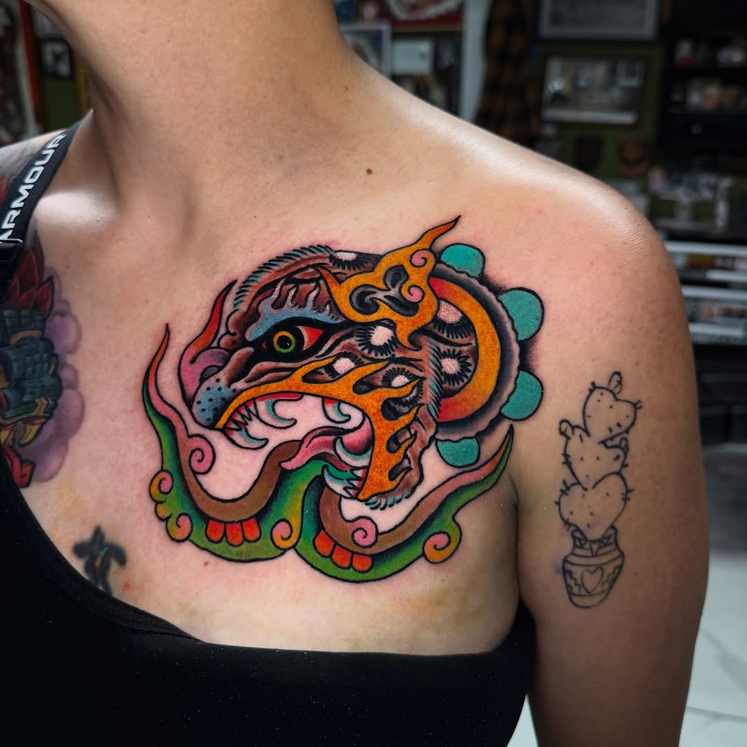 Tattoo by @el_chimu — neo_traditional, japanese_irezumi