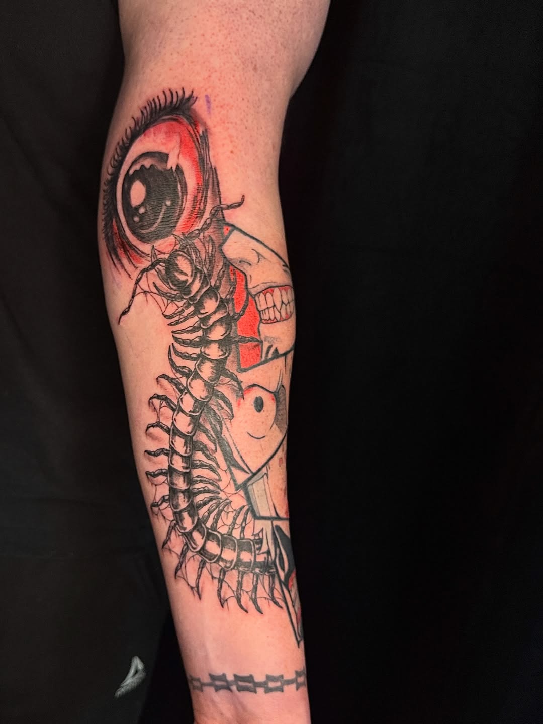 Tattoo by @catdaddytatz — dark_realism