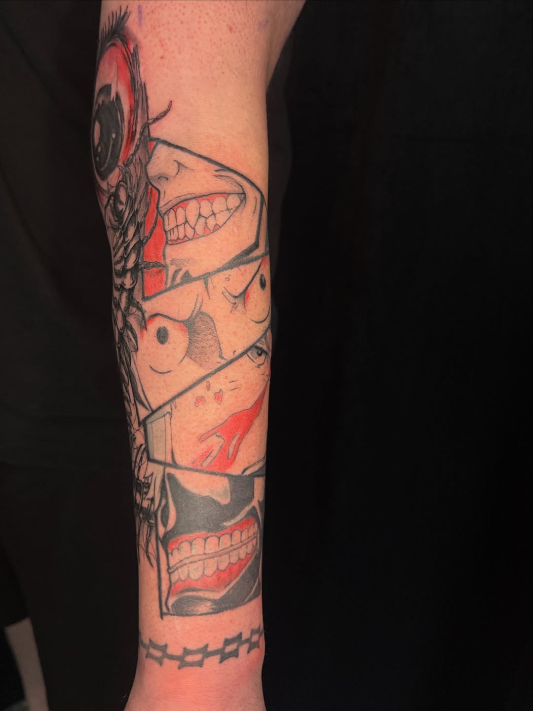 Tattoo by @catdaddytatz — anime