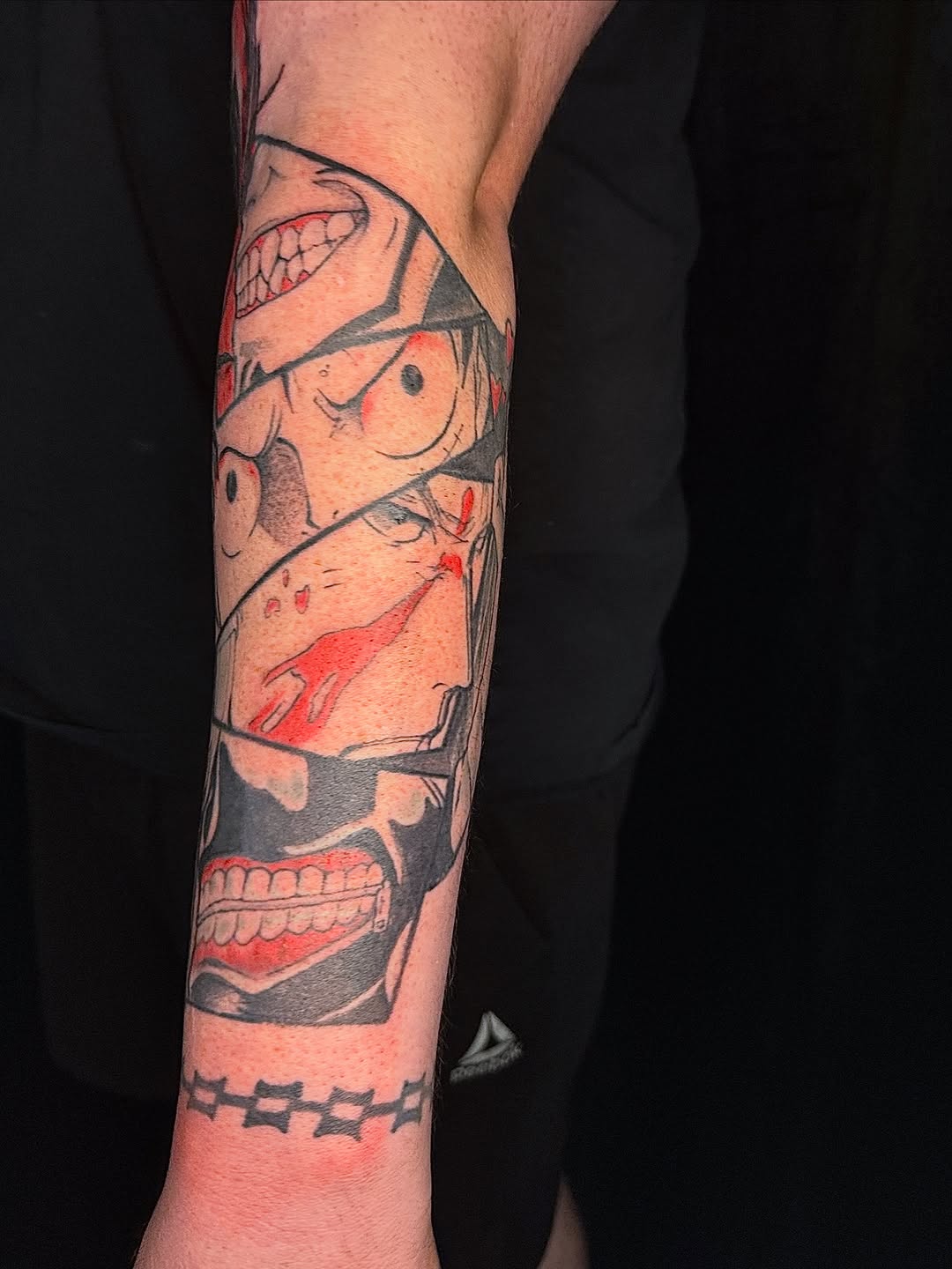 Tattoo by @catdaddytatz — anime