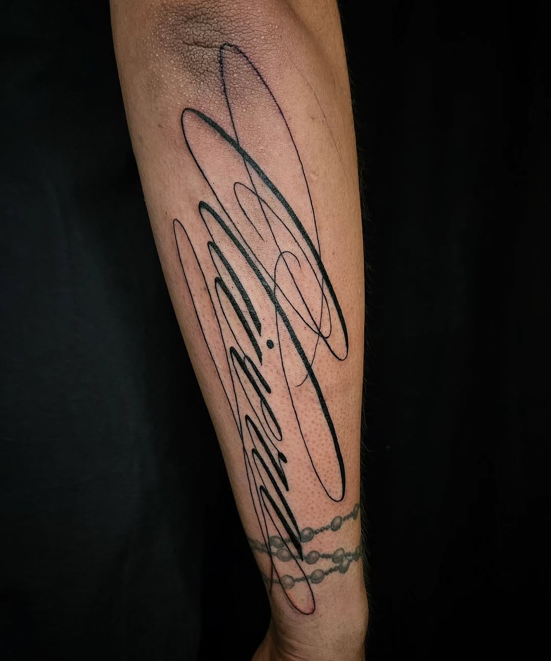 Tattoo by @pin.poked_ β lettering_script, fine_line
