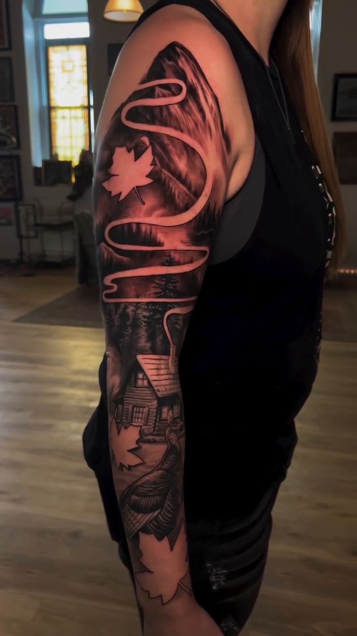 Tattoo by @sam__neer — realism, black_and_grey