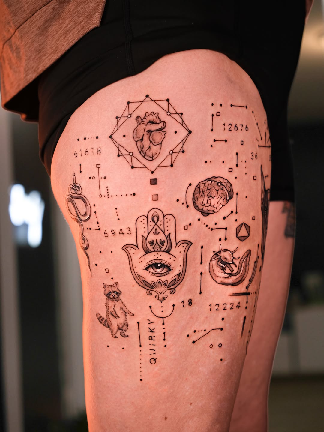Tattoo by @aleki_blue — illustrative, black_and_grey