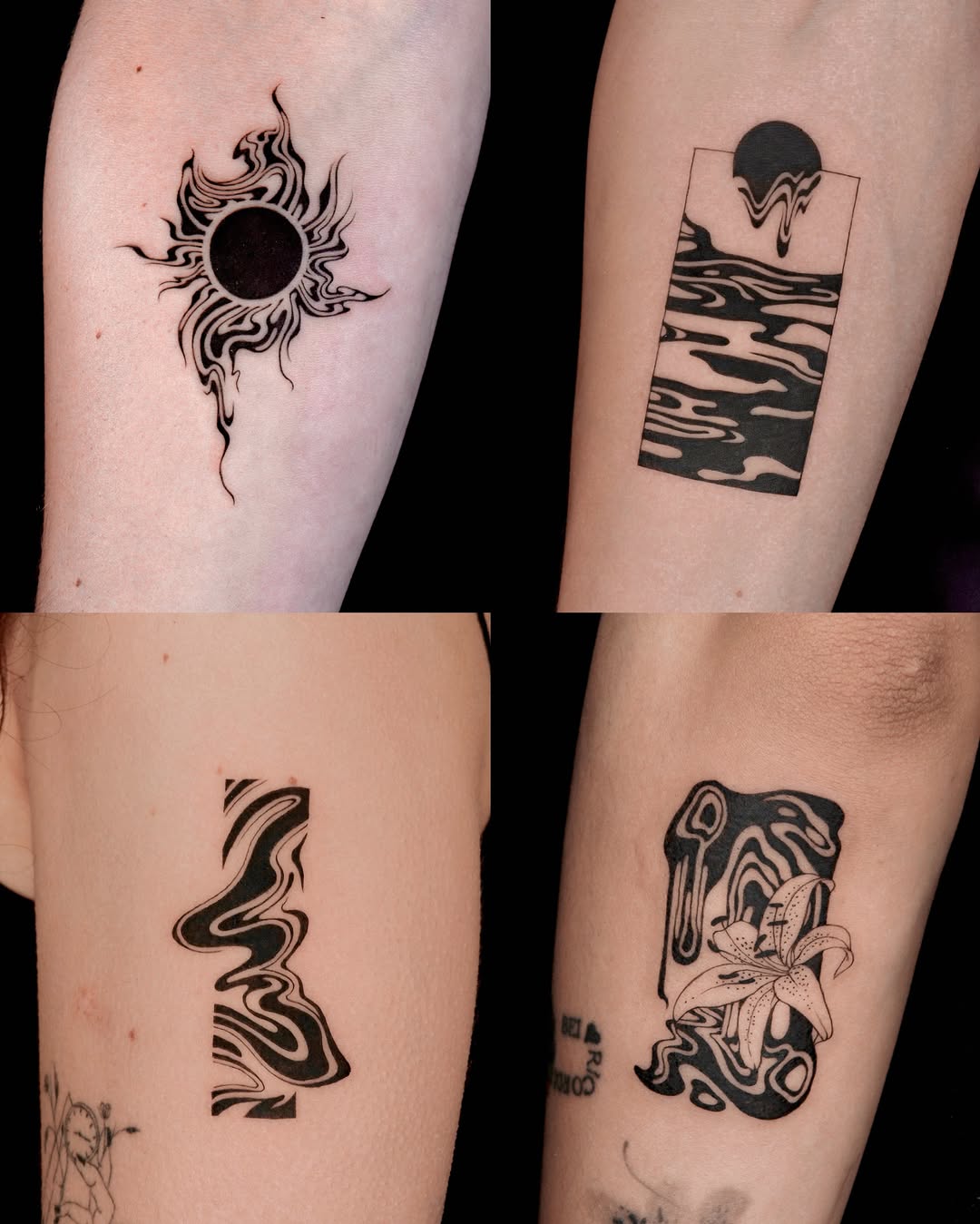 Tattoo by @you.tats — illustrative, blackwork