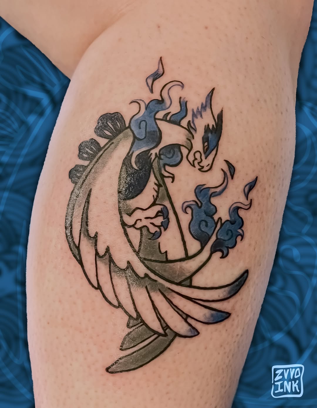 Tattoo by @zvvo.ink โ anime