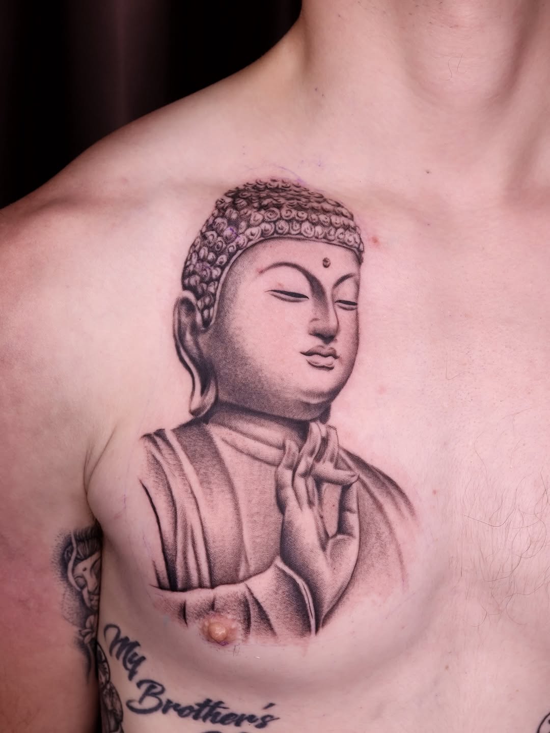 Tattoo by @lexgetink — black_and_grey, realism