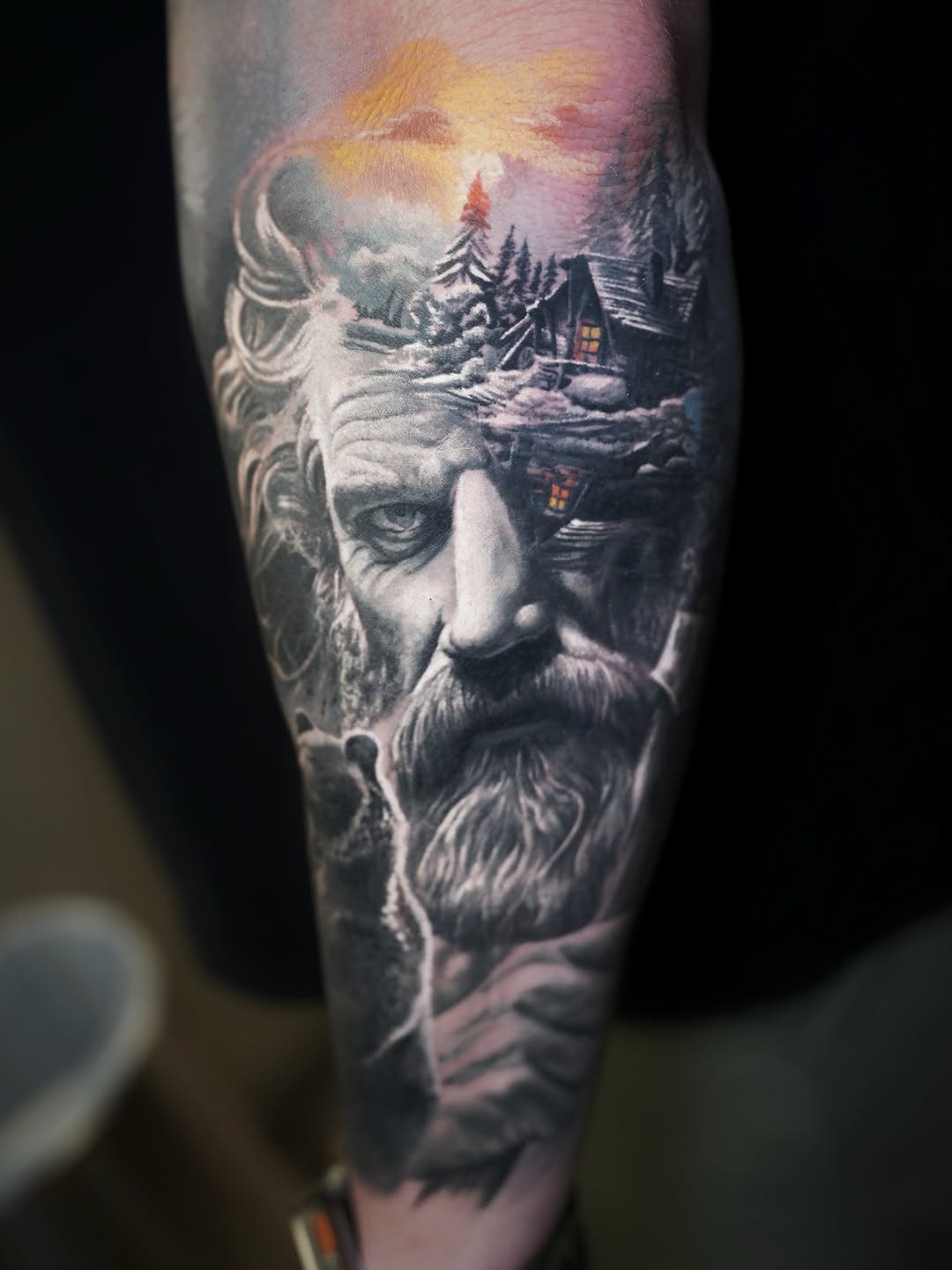 Tattoo by @thekidkennedy — realism, black_and_grey