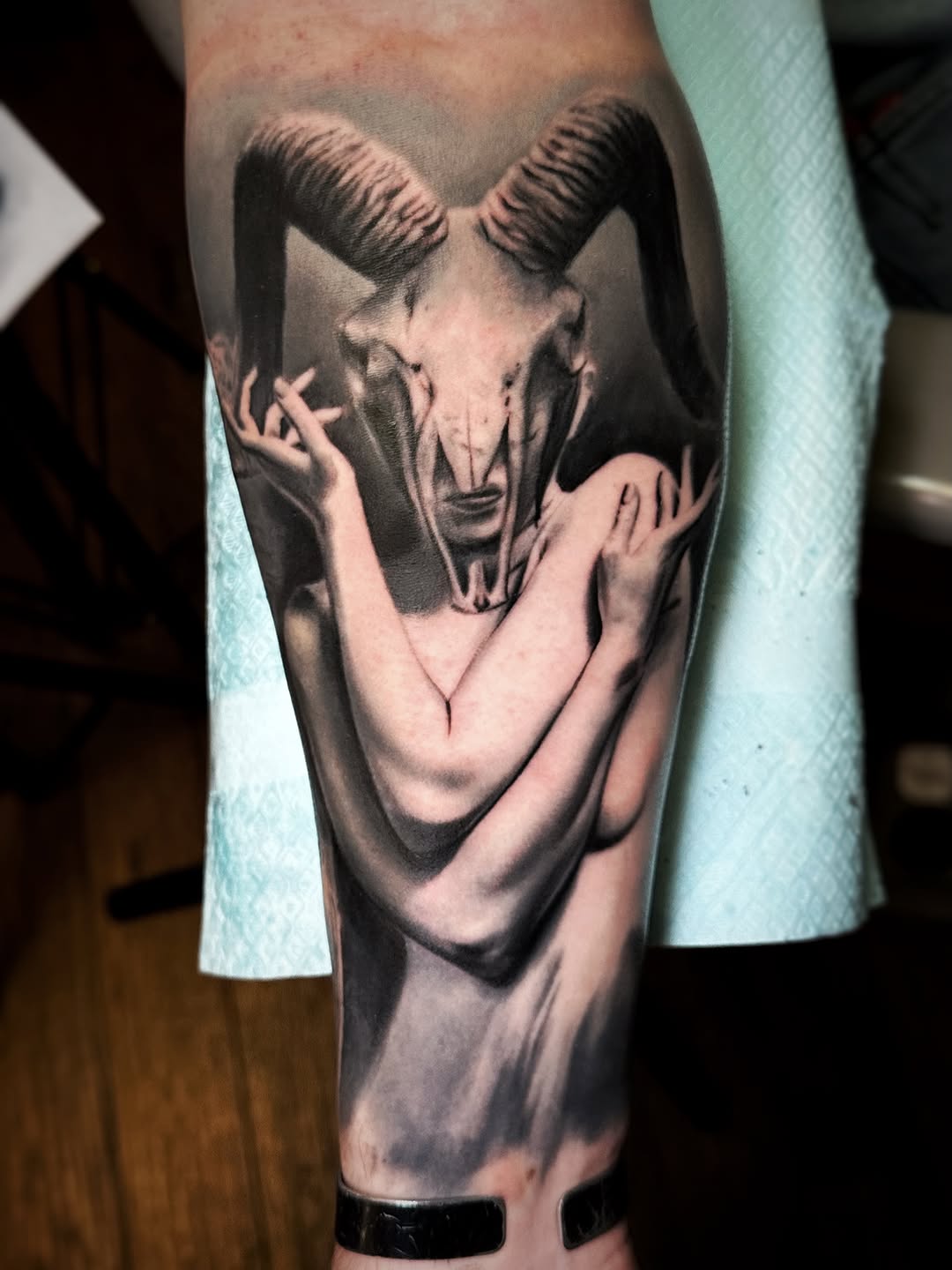 Tattoo by @thekidkennedy — dark_realism, black_and_grey