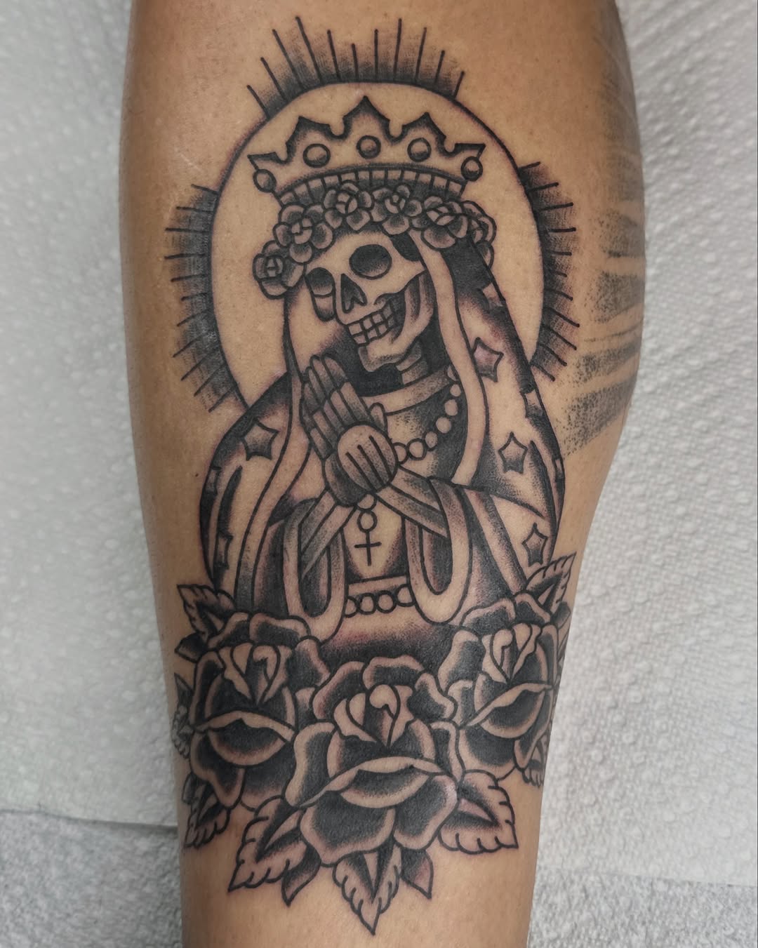 Tattoo by @piratewizardtattoo — american_traditional, black_and_grey