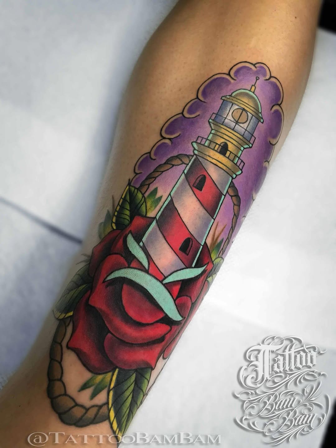 Tattoo by @tattoobambam — american_traditional