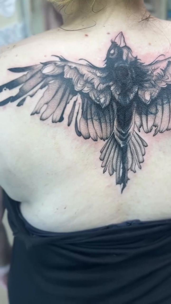 Tattoo by @rebecca.rose.tattoos โ black_and_grey, realism
