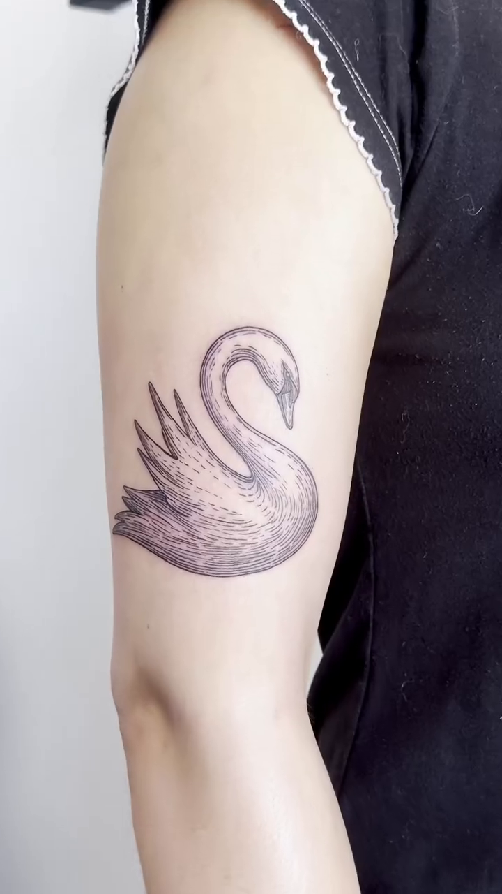 Tattoo by @ruby.tats — fine_line, black_and_grey