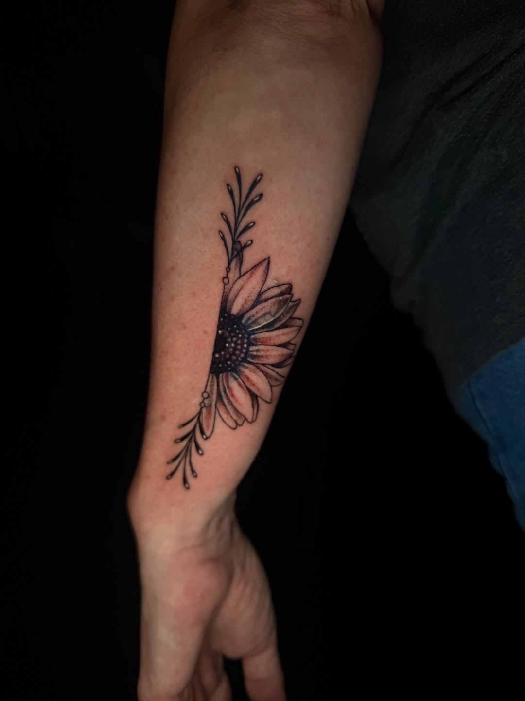 Tattoo by @rxbbbit — fine_line, black_and_grey