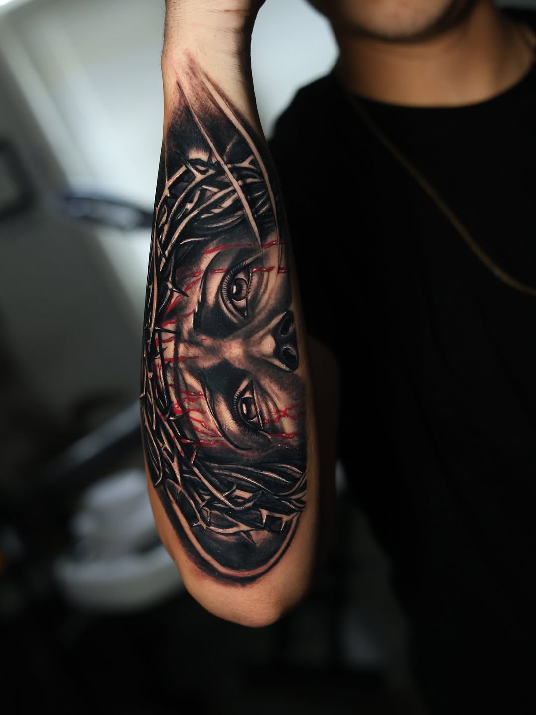 Tattoo by @bigg_pimpingg — realism, dark_realism