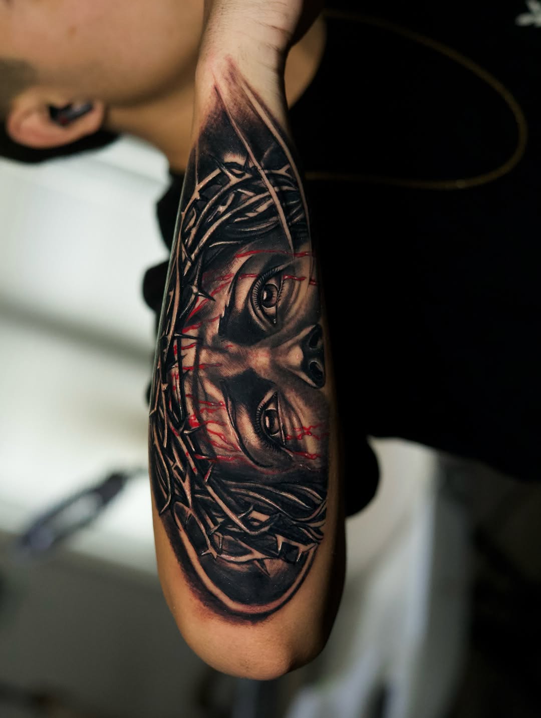 Tattoo by @bigg_pimpingg — realism, dark_realism
