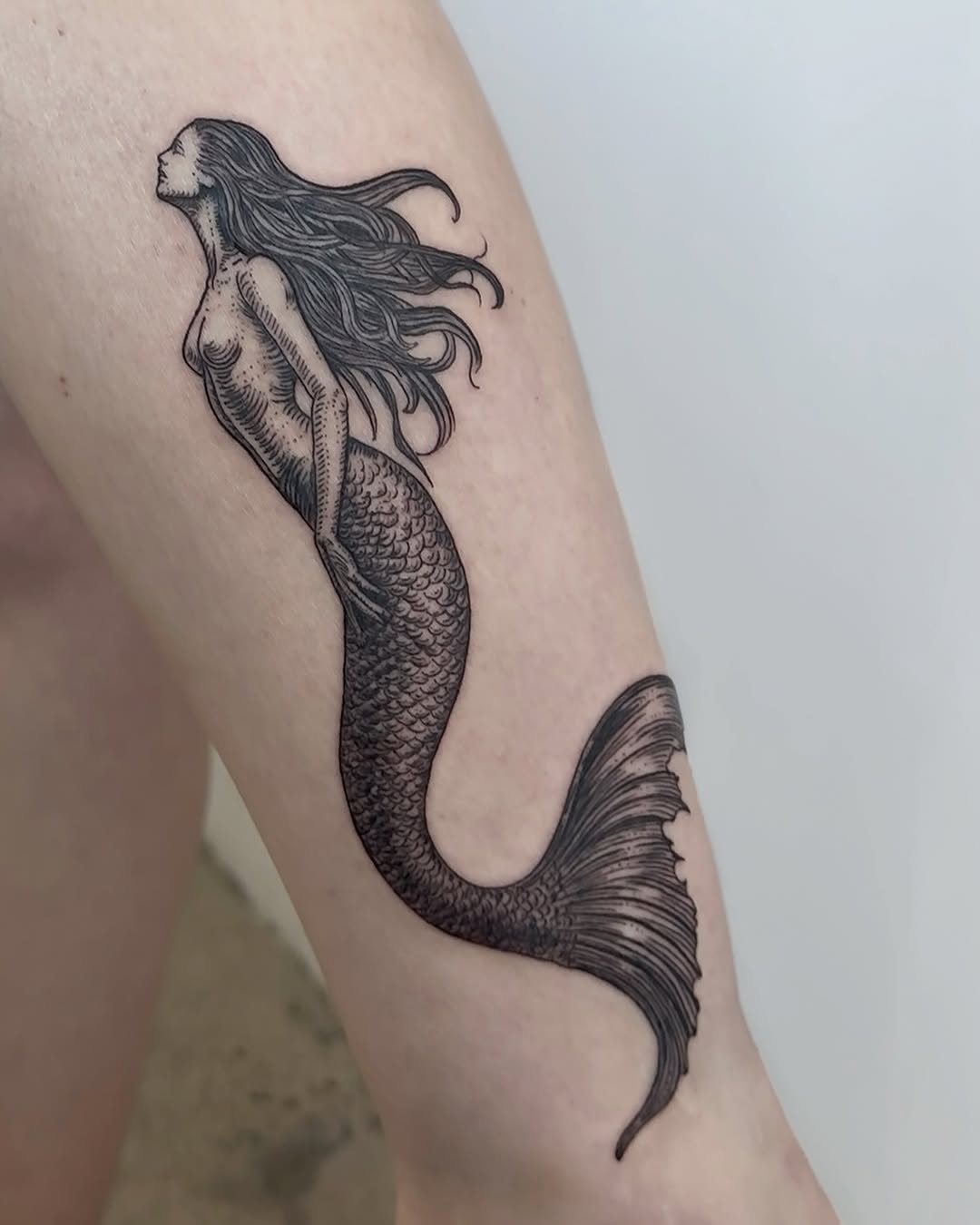 Tattoo by @ruby.tats — black_and_grey, realism