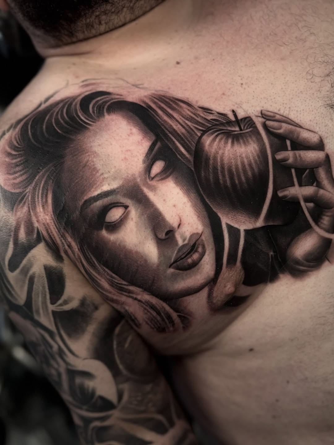 Tattoo by @angel_damiangg β black_and_grey, realism