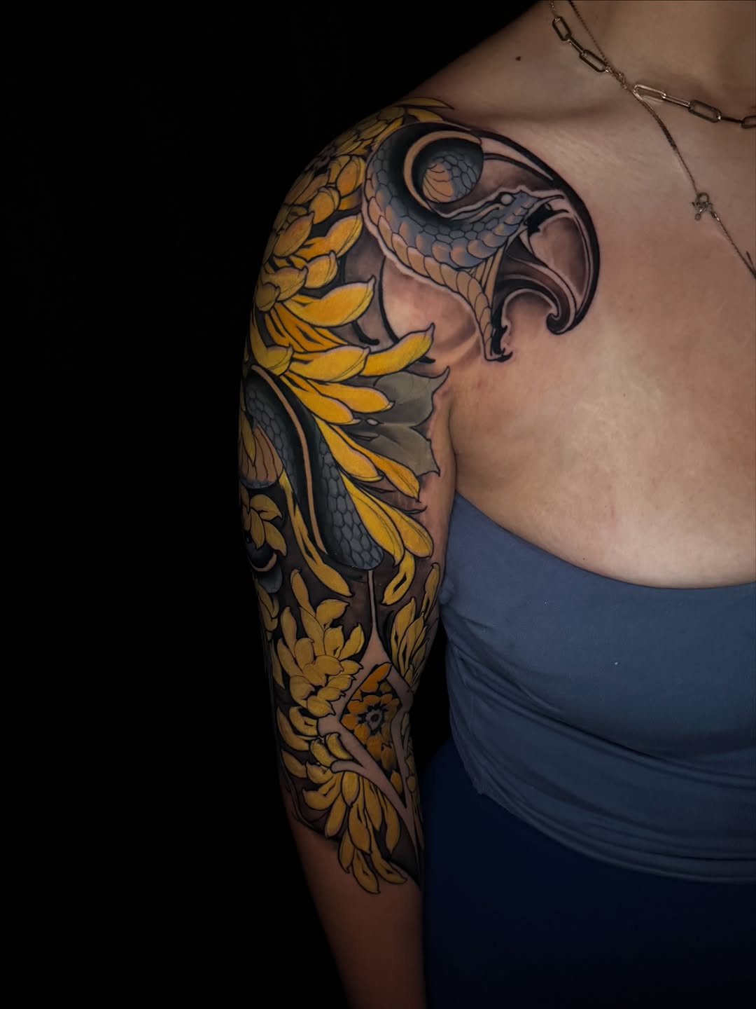 Tattoo by @weekstattoo — japanese_irezumi, black_and_grey