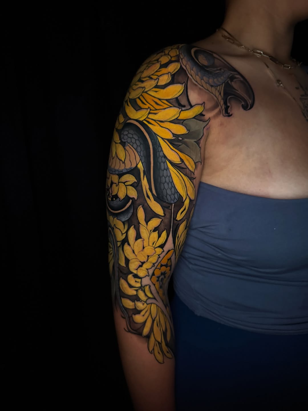 Tattoo by @weekstattoo — japanese_irezumi, black_and_grey