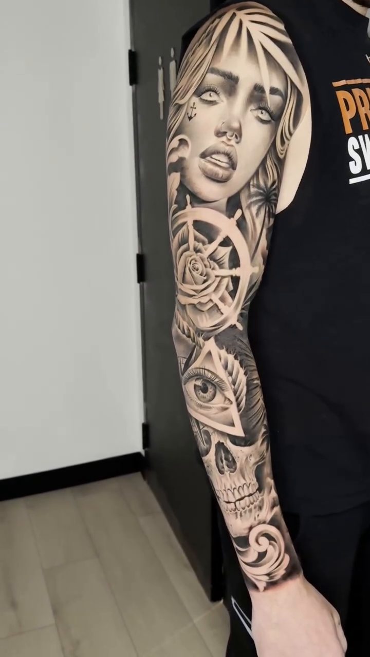 Tattoo by @valg703_tattoo — realism, black_and_grey