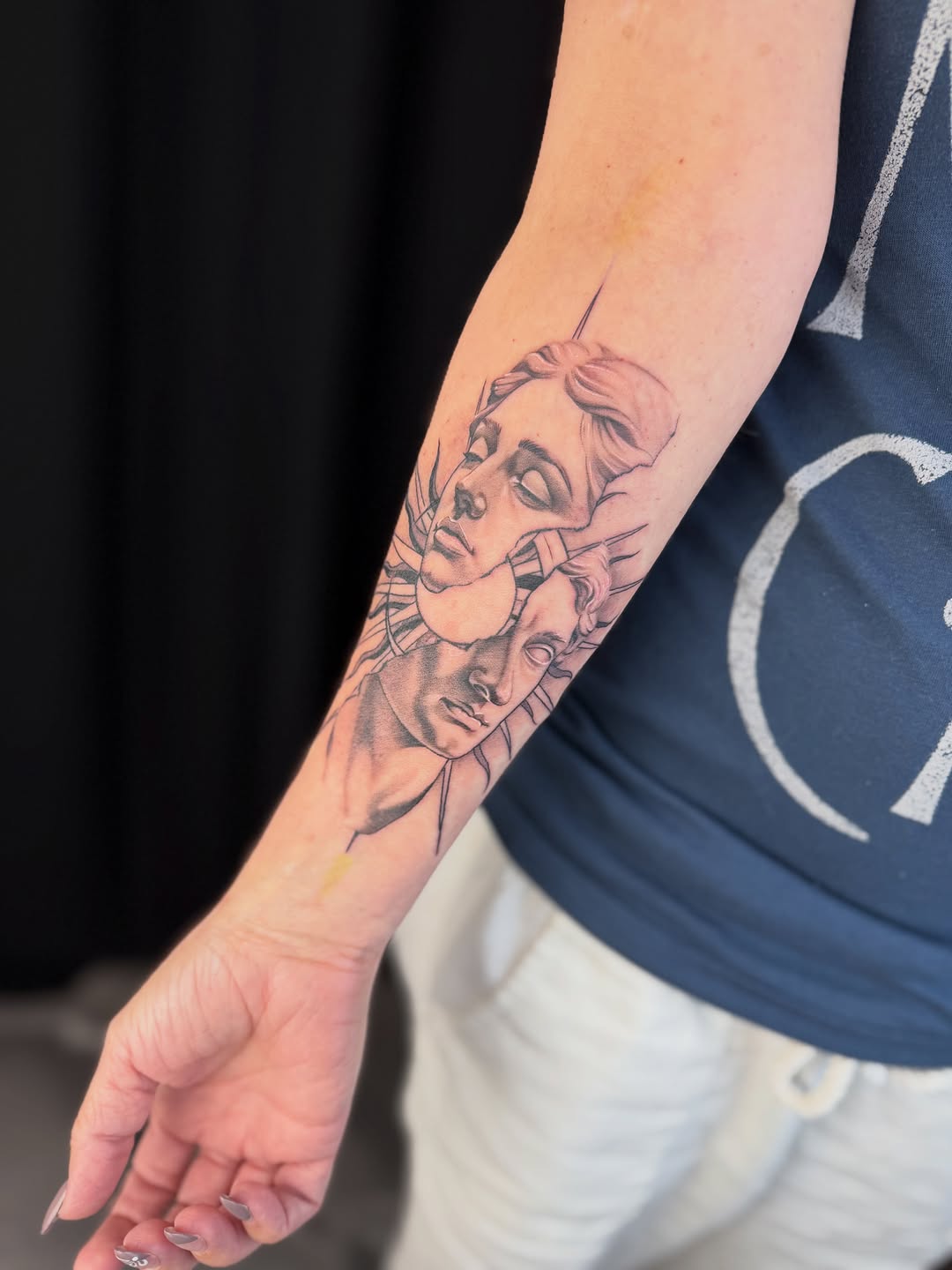 Tattoo by @apologies_tattoo_studios — black_and_grey, realism