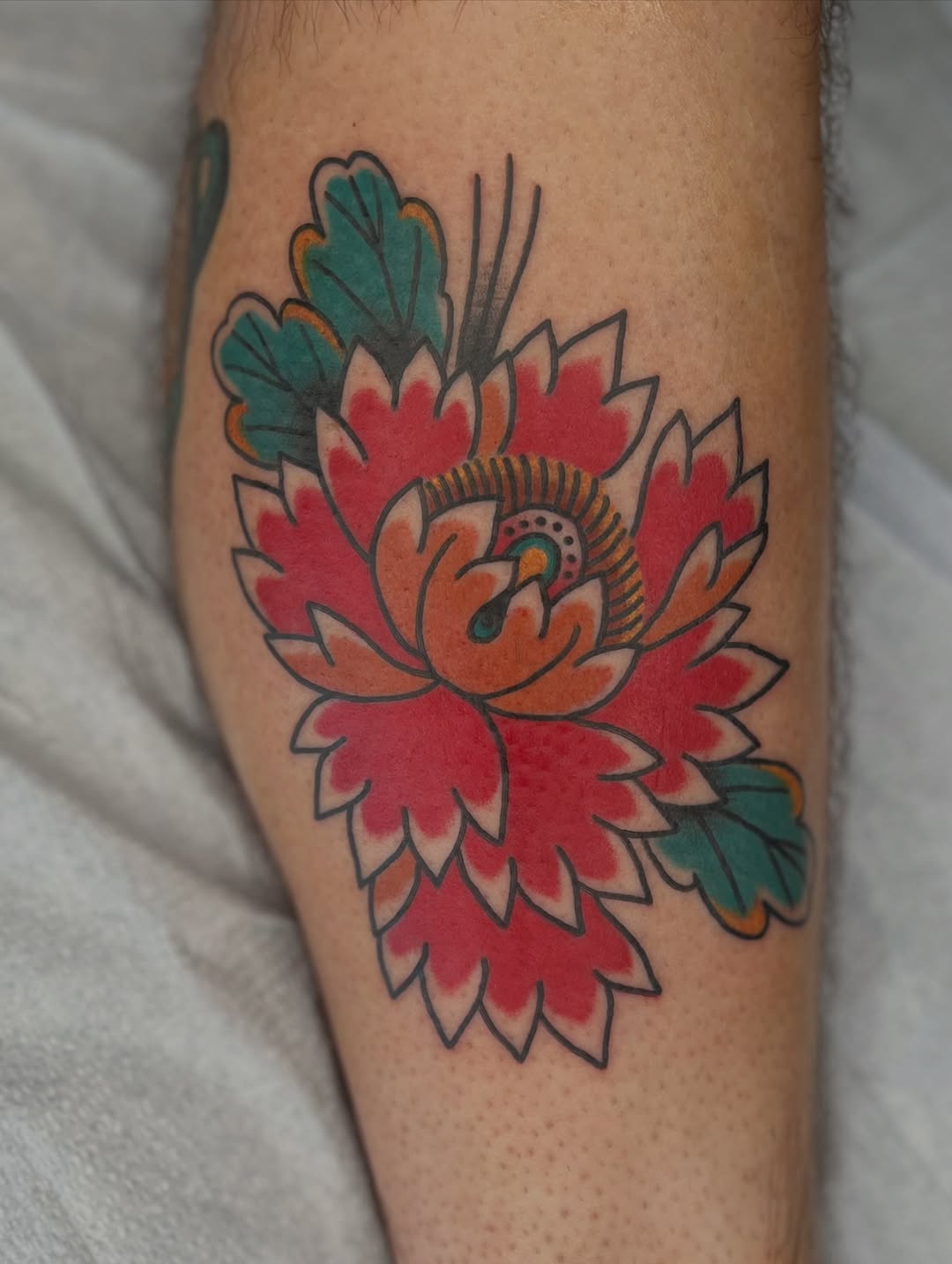 Tattoo by @m_montoya — american_traditional, japanese_irezumi