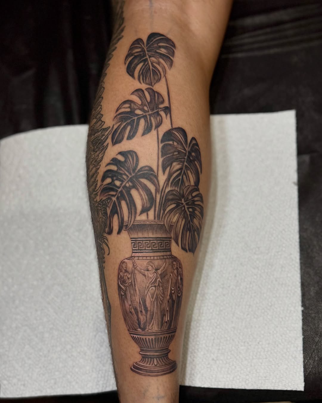 Tattoo by @cji.tattoo — realism, black_and_grey