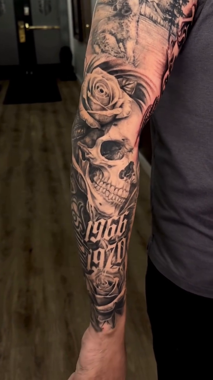 Tattoo by @mkv.ink — black_and_grey, realism