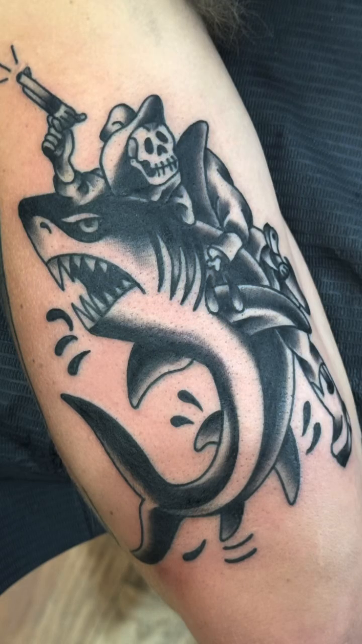 Tattoo by @chrisstuckertattoos — american_traditional