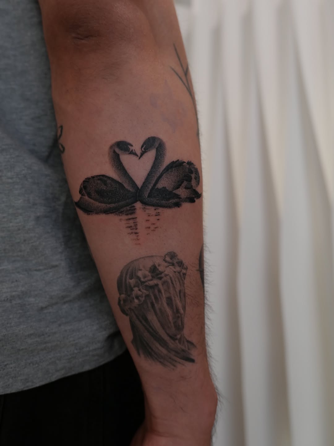 Tattoo by @skatarinski.tatts — realism, black_and_grey