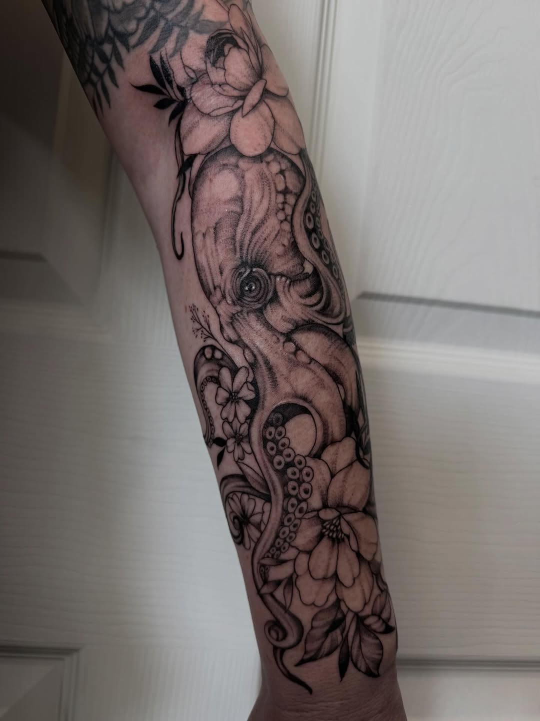 Tattoo by @whip_spurstattoo — black_and_grey, realism