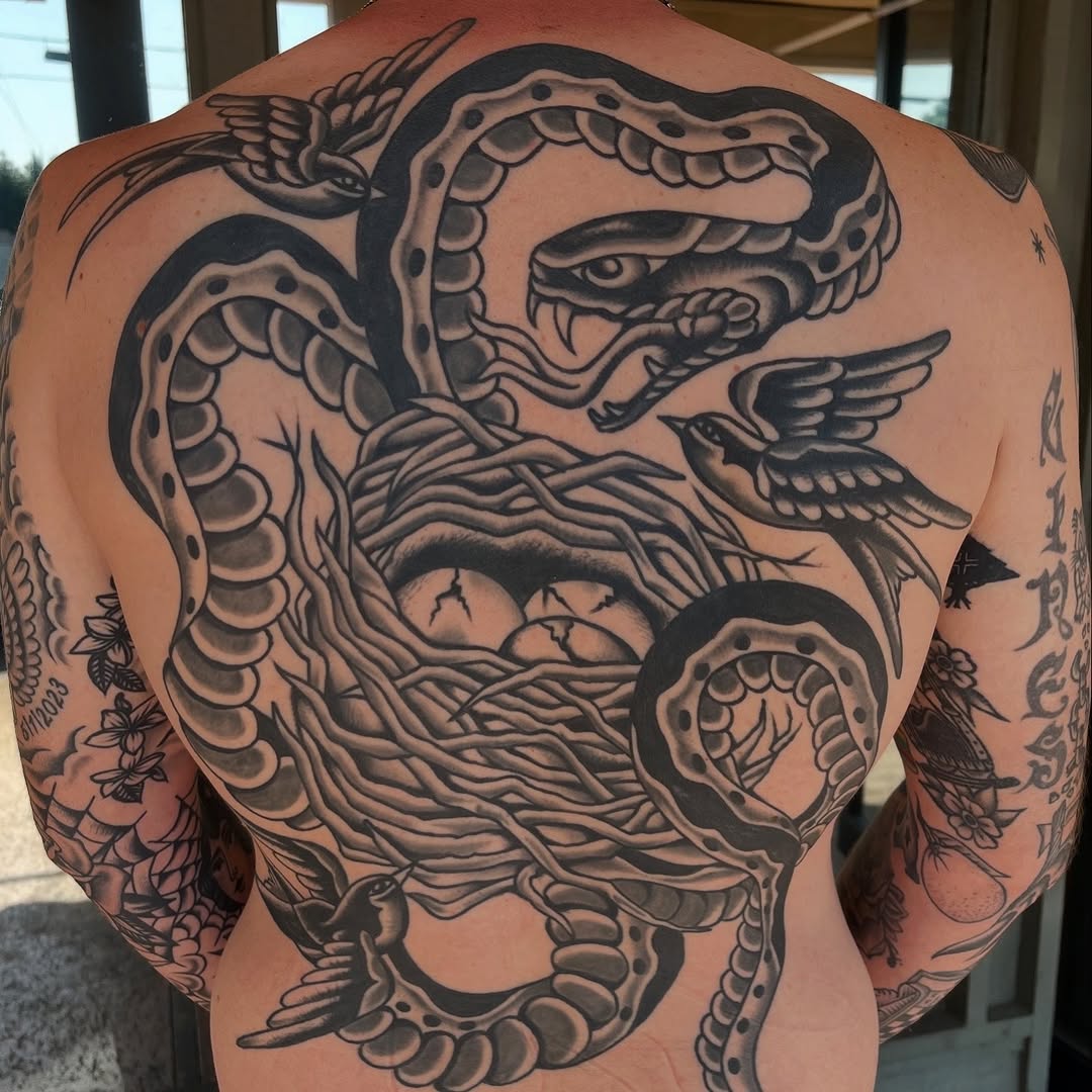Tattoo by @jeffrileytattoo — american_traditional, black_and_grey