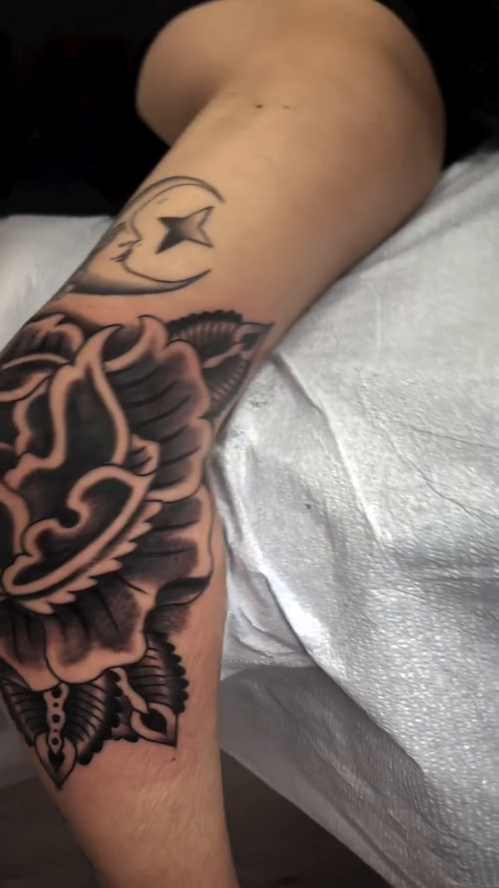 Tattoo by @wranglertattoos — neo_traditional, black_and_grey