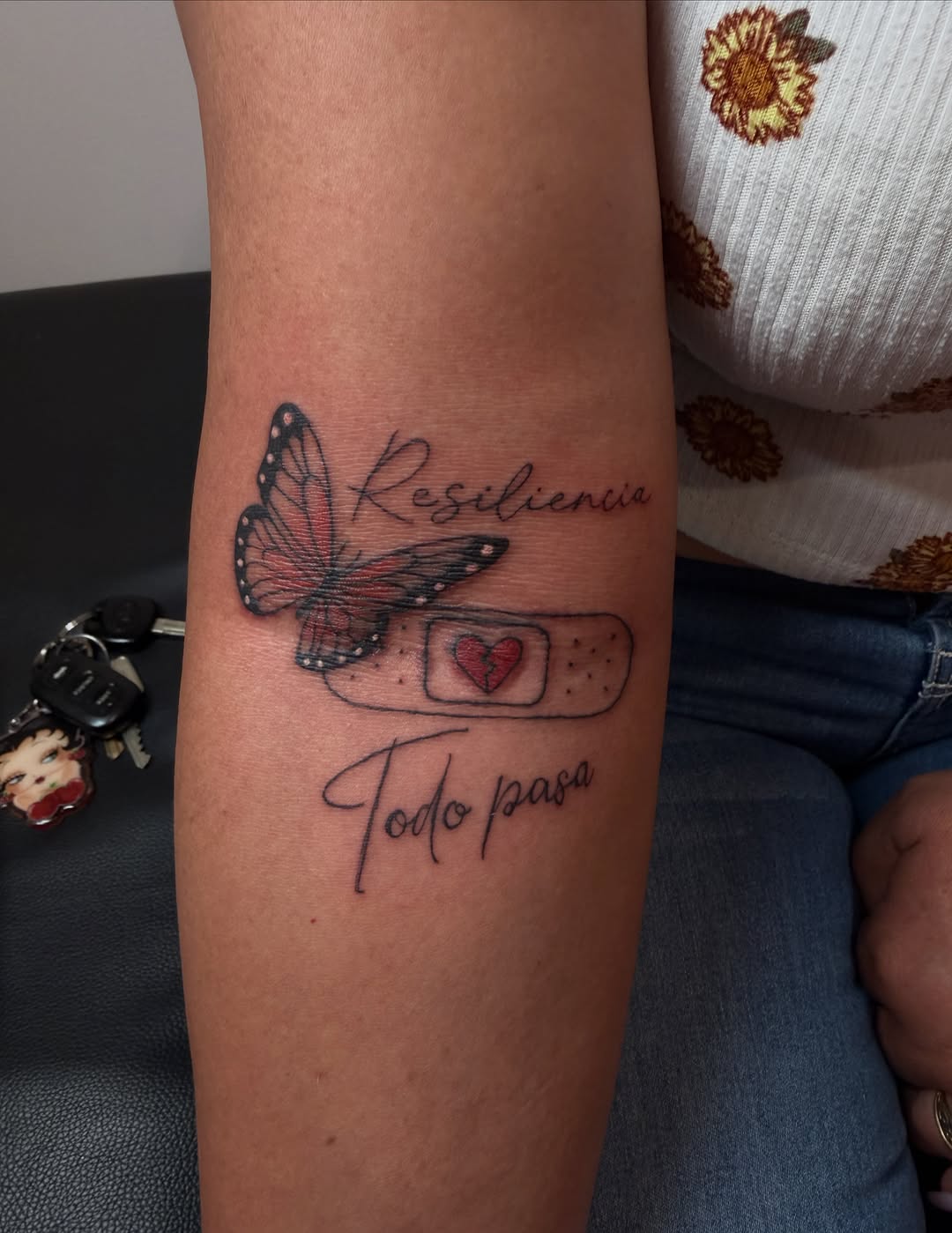 Tattoo by @chicana.mayllc — fine_line, lettering_script