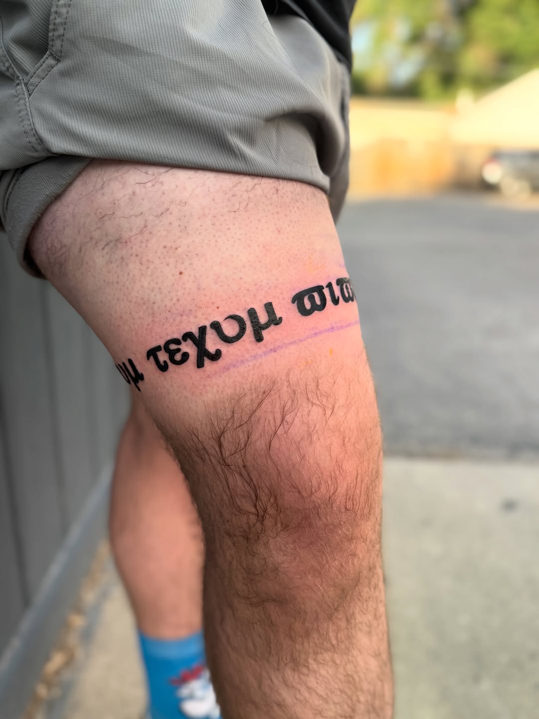 Tattoo by @monkeepi — lettering_script