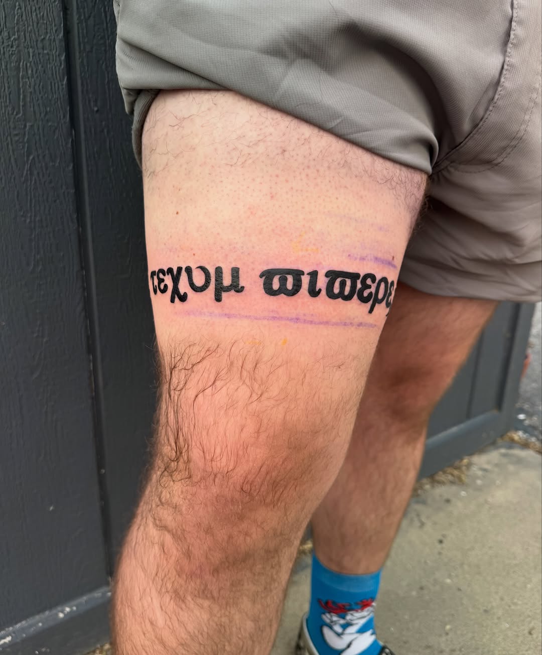 Tattoo by @monkeepi — lettering_script