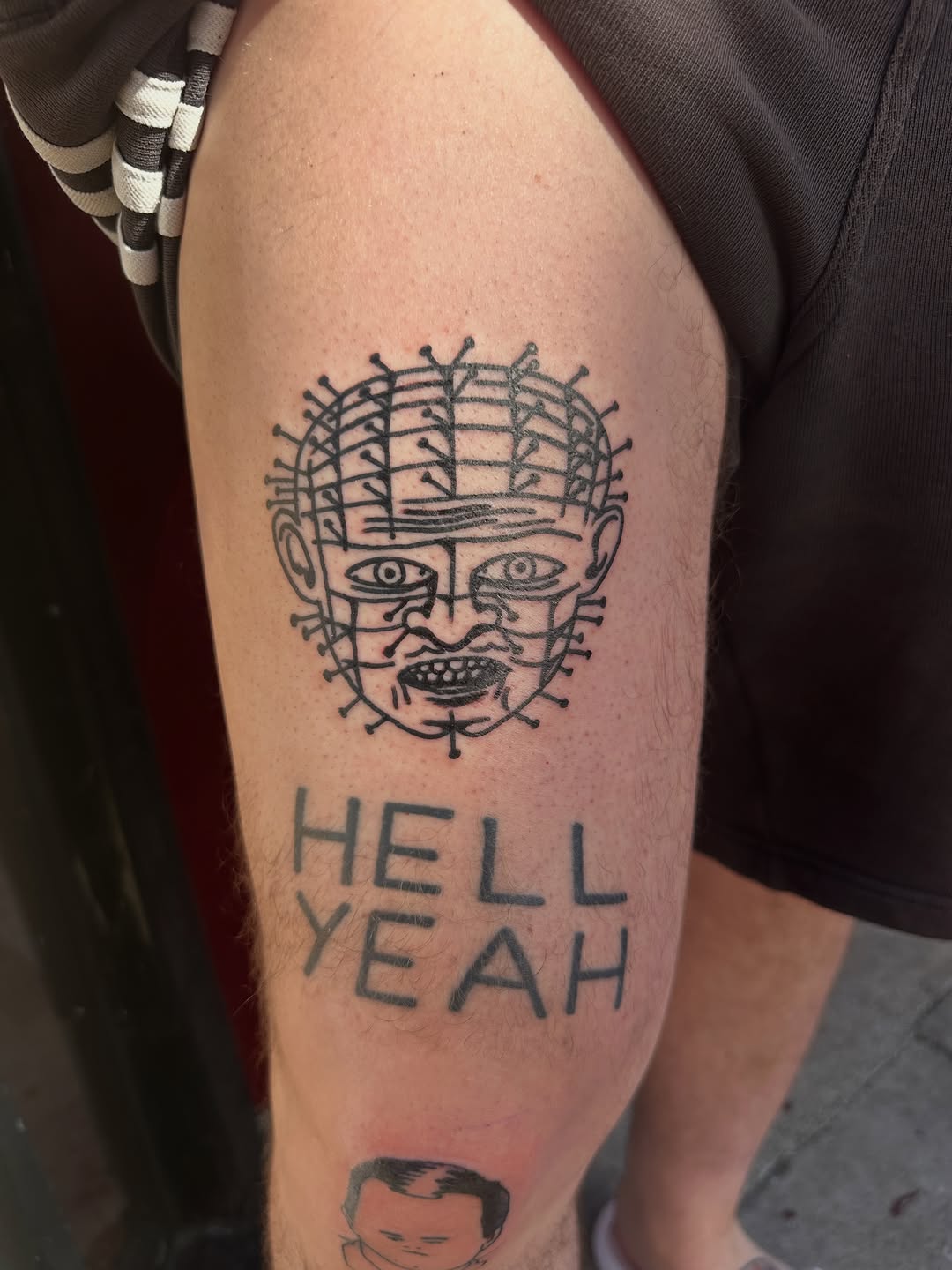 Tattoo by @sean.chill — blackwork, lettering_script