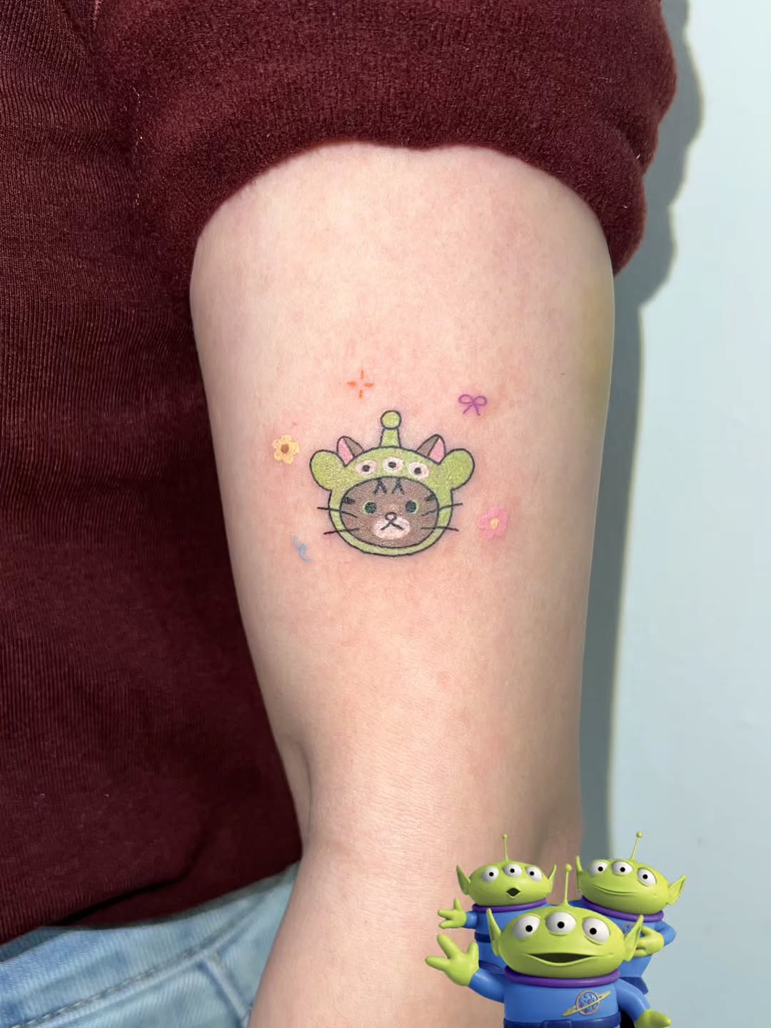 Tattoo by @piggy_boogy — fine_line, anime