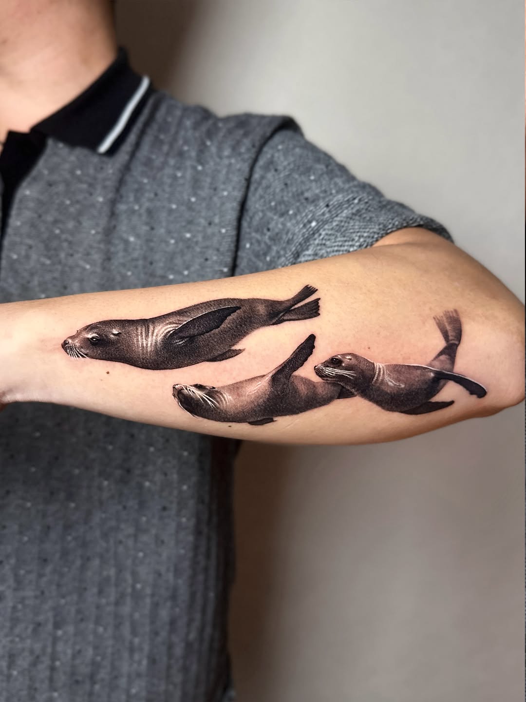 Tattoo by @_via_saru — realism, black_and_grey