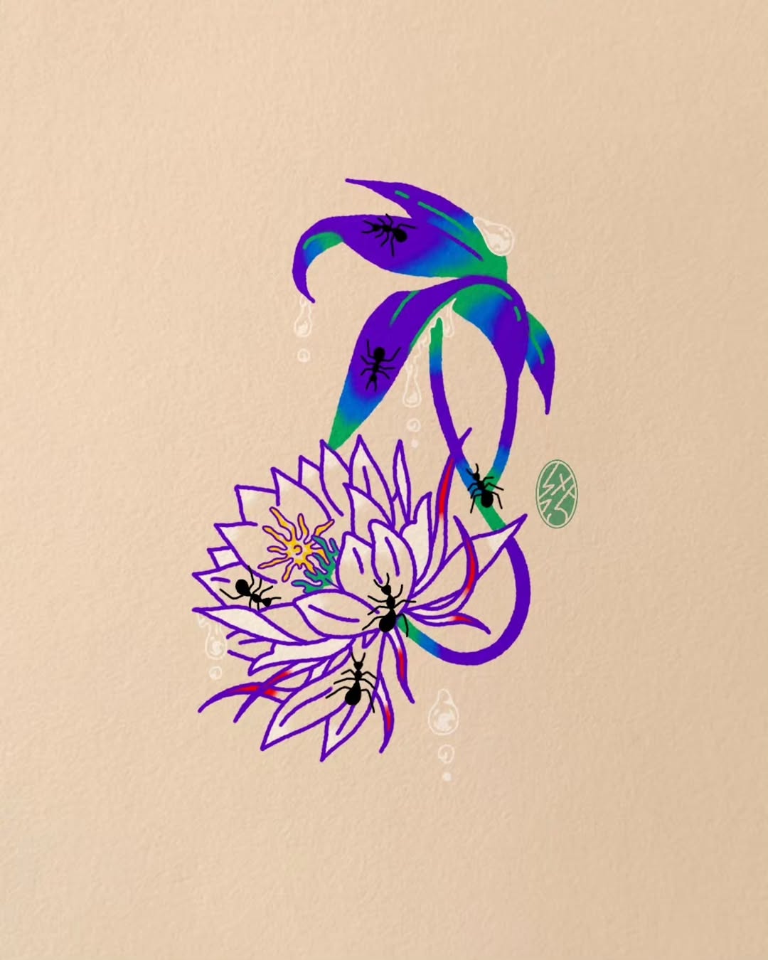 Tattoo by @noksang_ — illustrative
