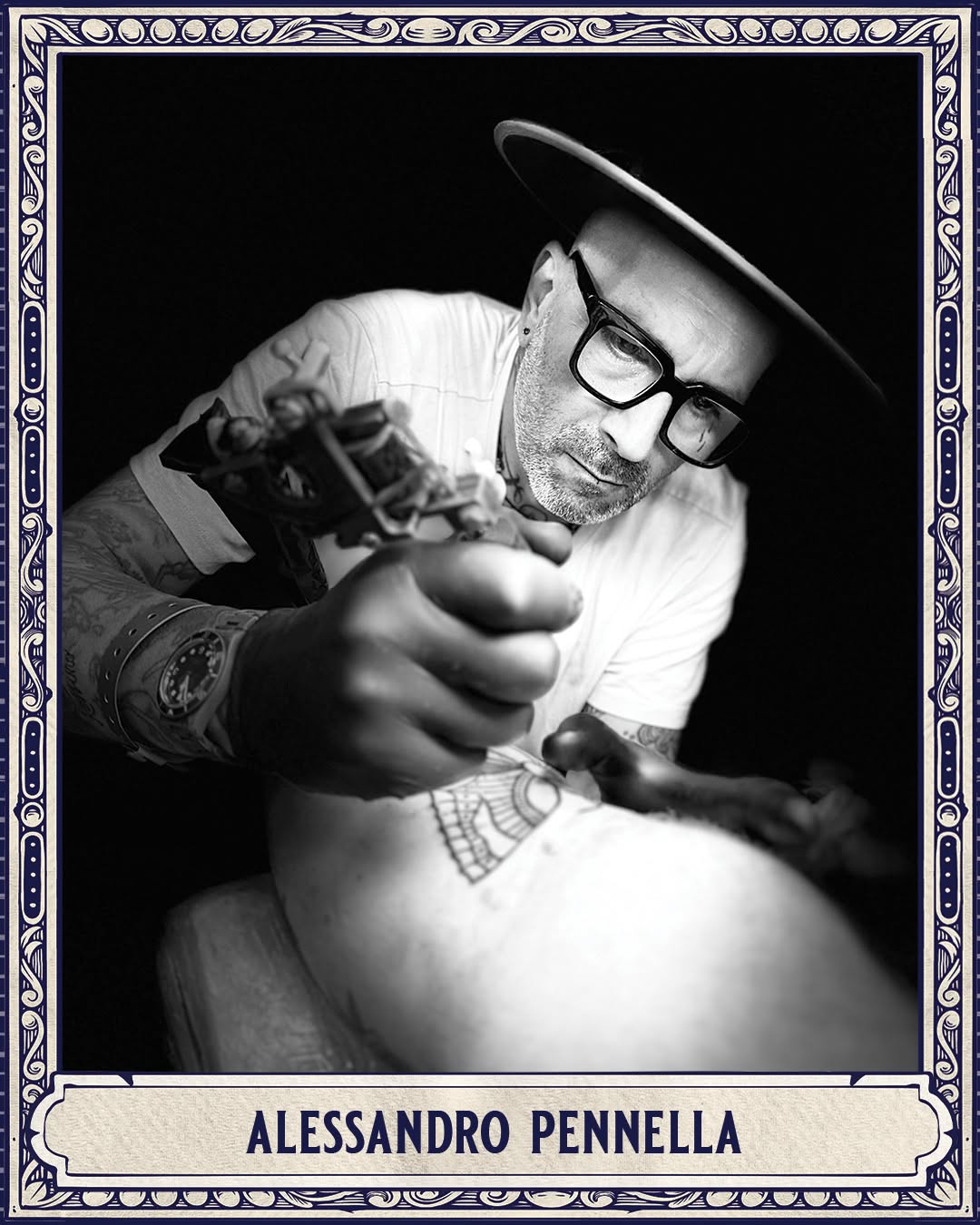 Tattoo by @alessandro_pennella โ fine_line