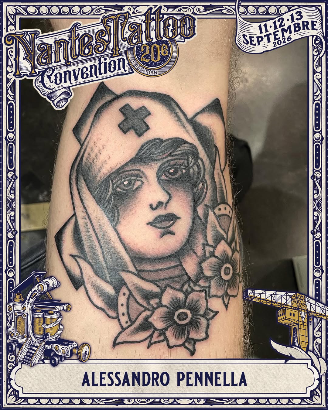 Tattoo by @alessandro_pennella โ black_and_grey, chicano