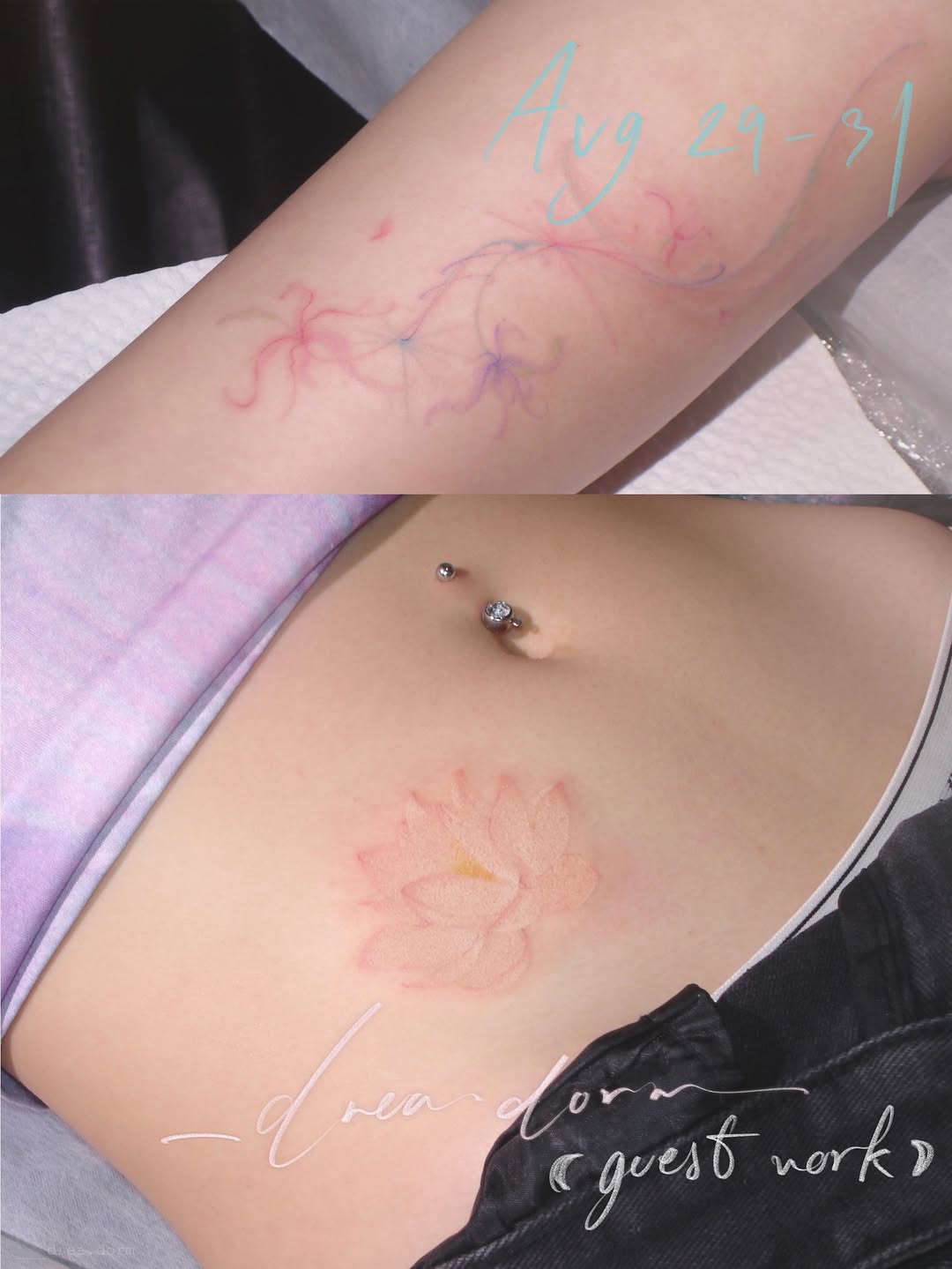 Tattoo by @___drea.dorm — fine_line, watercolor