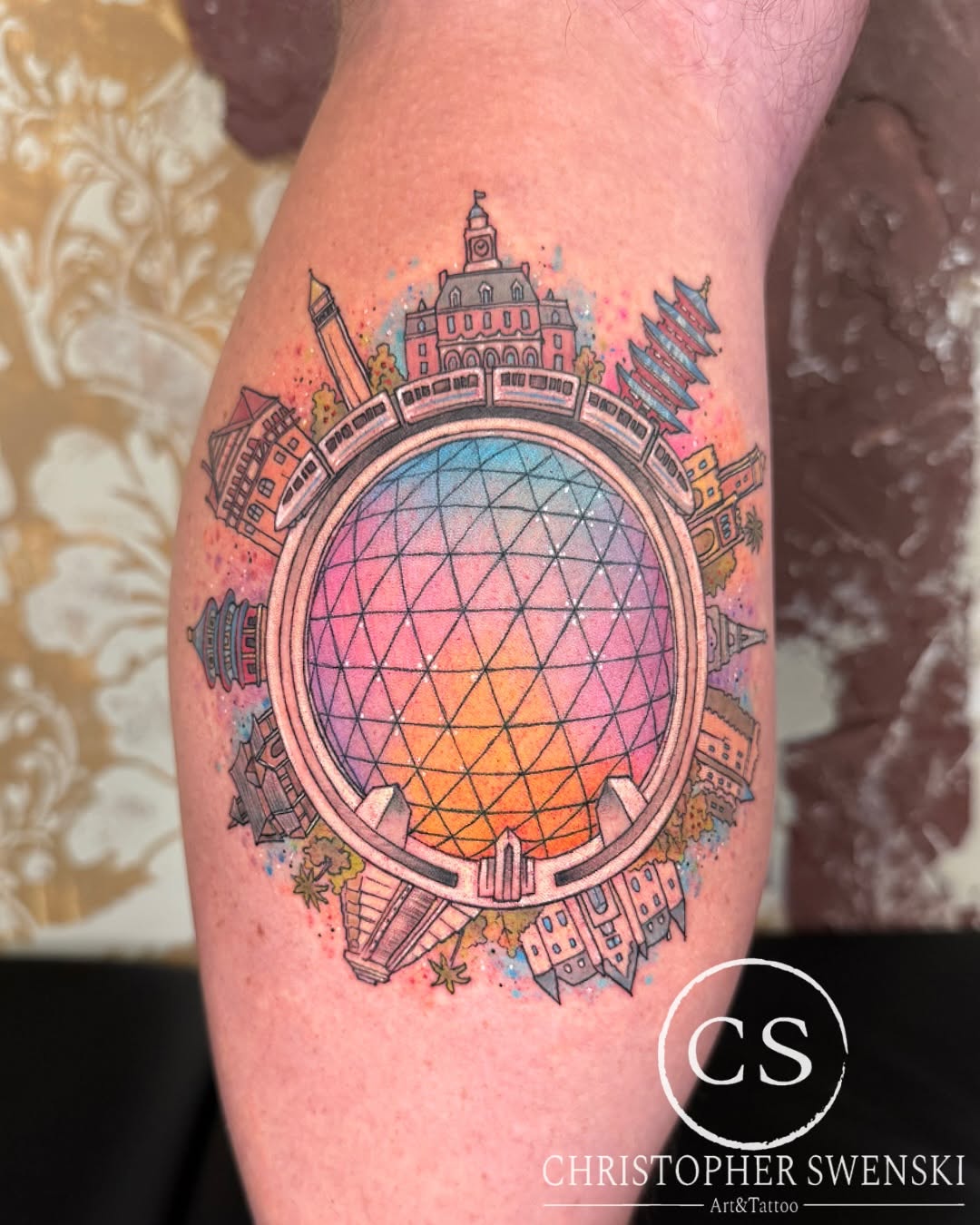 Tattoo by @chris_swenski_tattoo β watercolor, realism