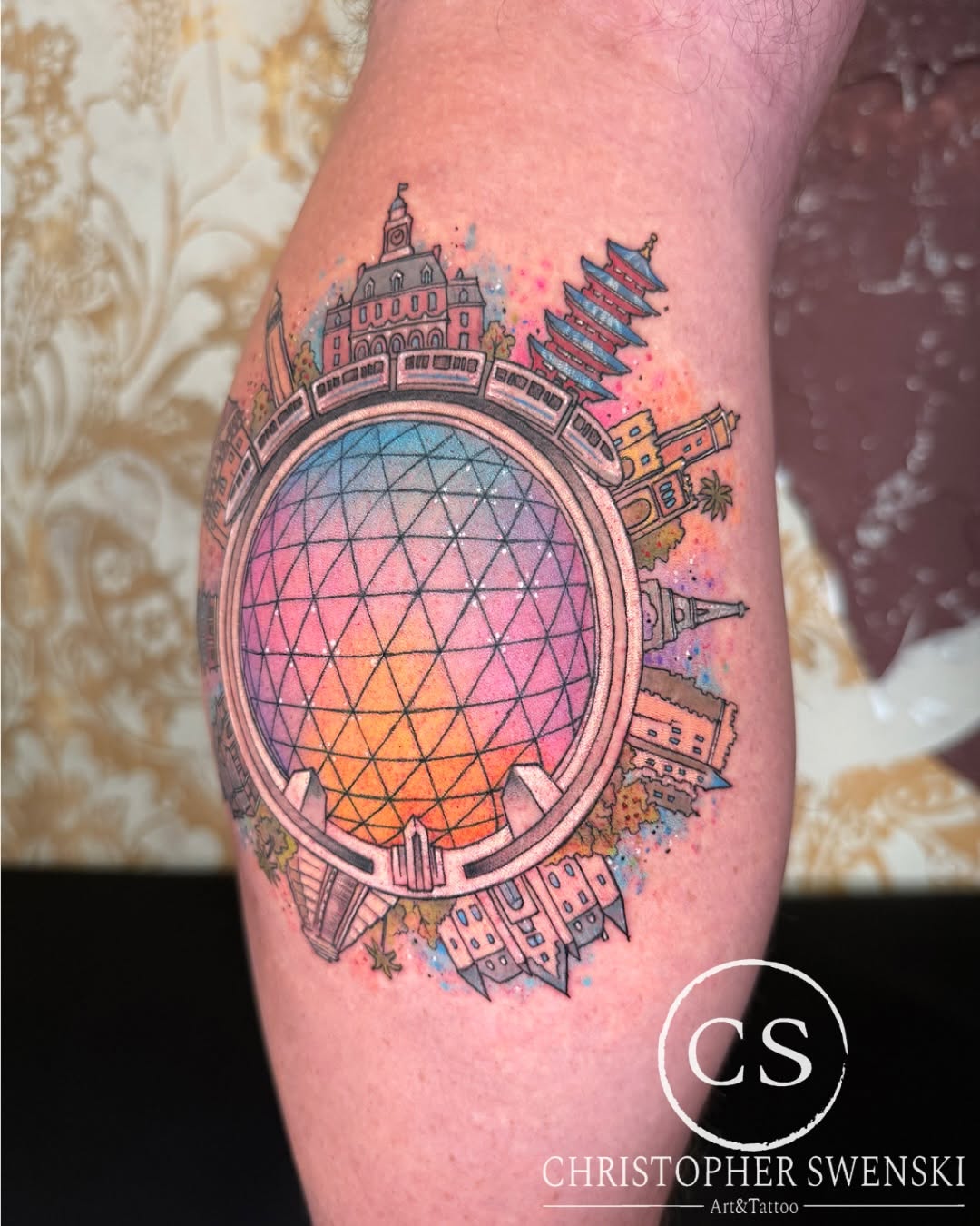 Tattoo by @chris_swenski_tattoo β watercolor, realism