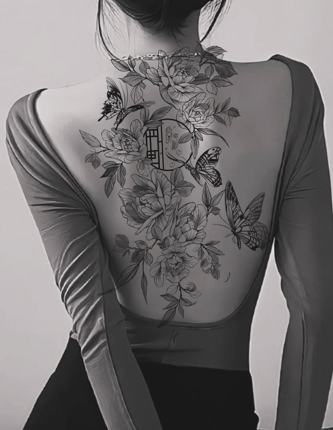 Tattoo by @woo.too β fine_line, black_and_grey