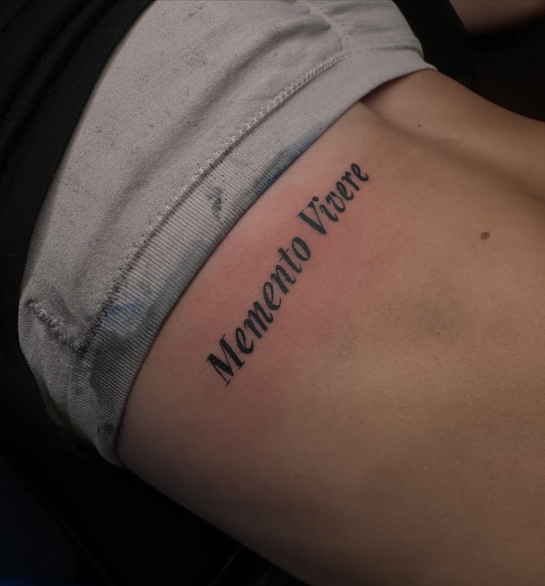 Tattoo by @tattedbytam β lettering_script, fine_line