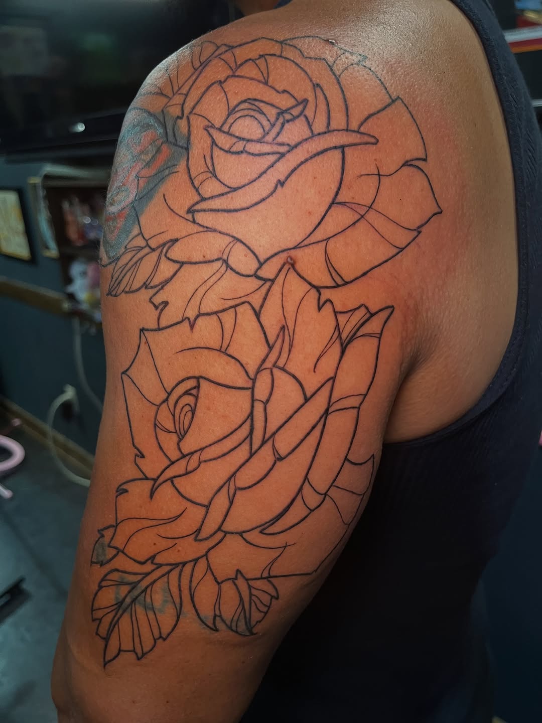 Tattoo by @jellyrat_tatts — black_and_grey