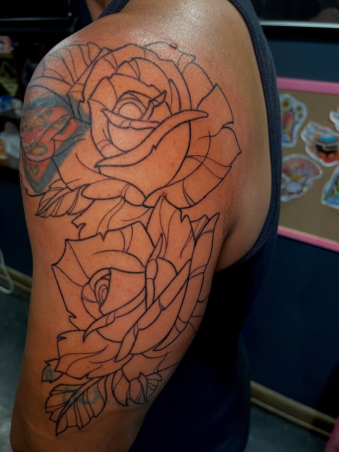 Tattoo by @jellyrat_tatts — black_and_grey