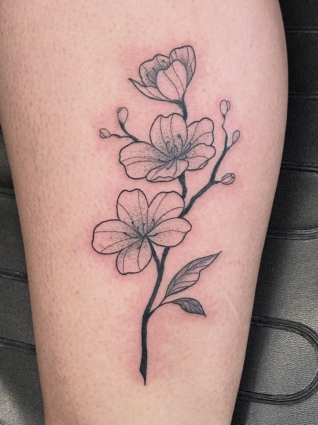 Tattoo by @hardcore.crybaby โ fine_line, black_and_grey